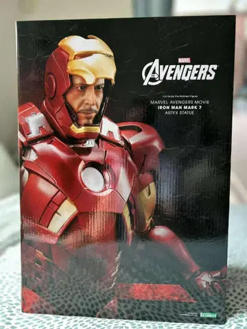 Marvel Avengers 아이언맨 마크 7 아트 동상