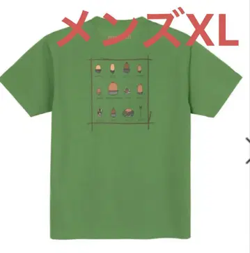 mont-bell 티셔츠 반팔 WIC.T 동동이 그린 남성용 XL