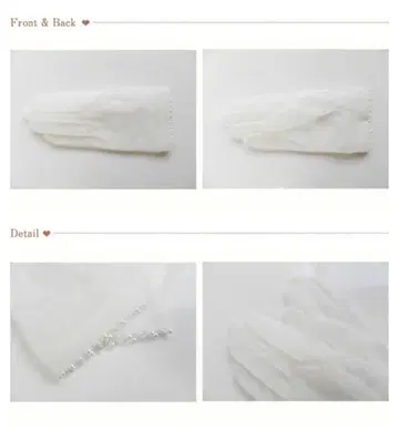 ANNAN WEDDING 숏 그로브 23cm