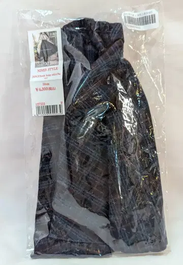 Nine9 Style 50cm 사이즈 의상 체크 무늬 롱 스커트