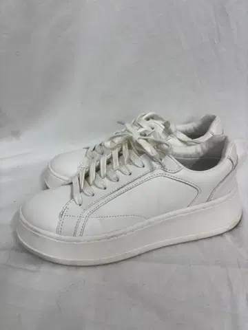자라 통굽 스니커즈 37 (약 24cm) 화이트 5415/411/001