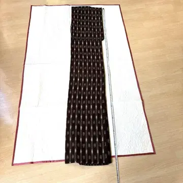 류큐 가스리 미사용 새상품 브라운 계열