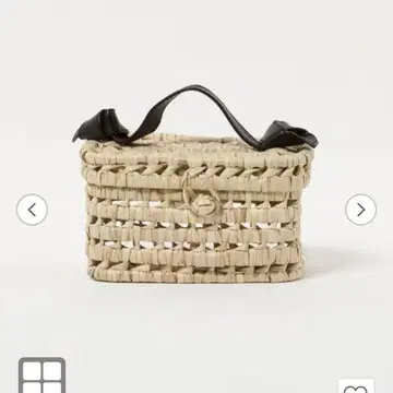 KECH LeS ESSENTIELS 리본 핸들 박스 백