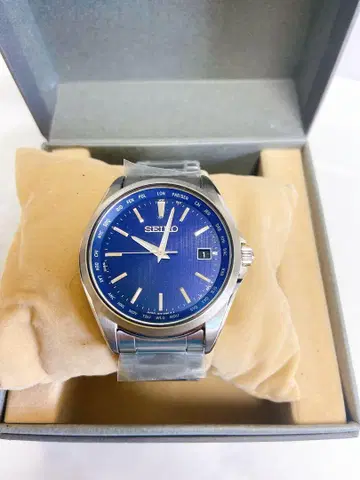 #[고정] SEIKO 세이코 티타늄 네이비 다이얼 전파 솔라