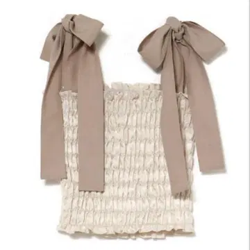ANDMARY May shirring tops 아이보리