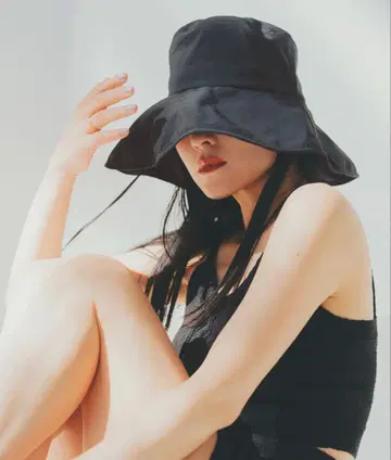 SEA DRESS 발수 내로우 리본 햇