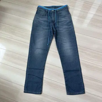 EDWIN JERSEYS 소프트 데님 팬츠 스트레치 면 혼방 마 S