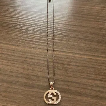더블 G 로고 목걸이