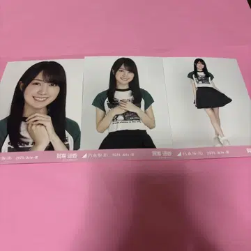 노기자카46 카키 하야카 브로마이드 프릴 미니 스커트 컴프