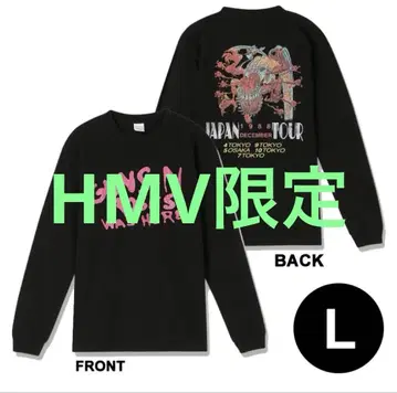 GUNS N' ROSES 1988년 투어 L 사이즈 롱 T 공식 상품