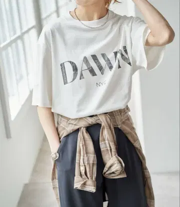 Spick and Span 로고 사진 빅 티셔츠