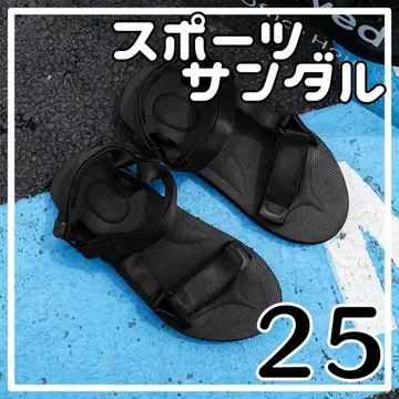 25 샌들 아웃도어 캠핑 스포츠 바다 놀이 여름방학 패션 CAMP 블랙'