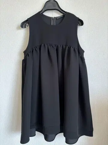 요코짱 YOKO CHAN 헴 플레어 블라우스 36 블랙