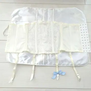 아이보리 레이스 코르셋 58 사이즈
