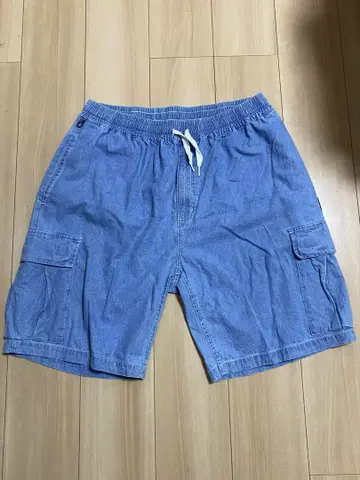 DC SHOE 카고 숏 팬츠 블루