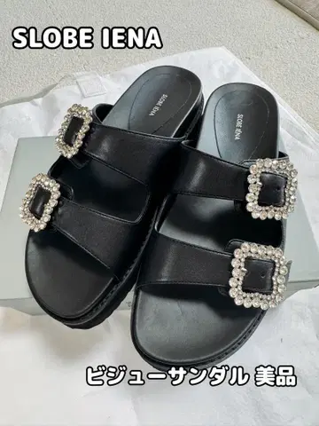 SLOBE IENA 비쥬 샌들 새상품급