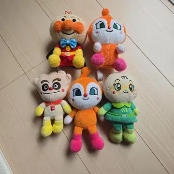 호빵맨 봉제 인형 6종 세트