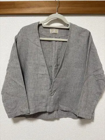 나카가와 마사시치 상점 린넨 완판 노카라 자켓