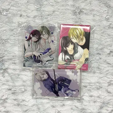 길고양이와 늑대 만후쿠 가챠 아크릴 스탠드 캔뱃지 미유키 미츠바치