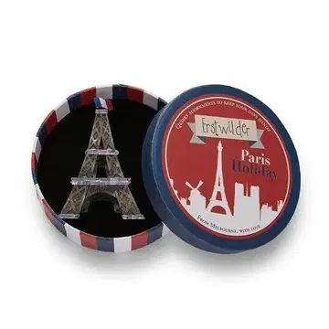 Erstwilder Paris Holiday 에펠탑 브로치