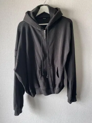 lessix 24AW 비대칭 후드티 사이즈 D