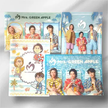 Mrs. GREEN APPLE 로손 콜라보 비주얼 시트 전 4종