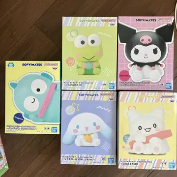 산리오 캐릭터즈 Sanrio 소프트 비닐 피규어 세트