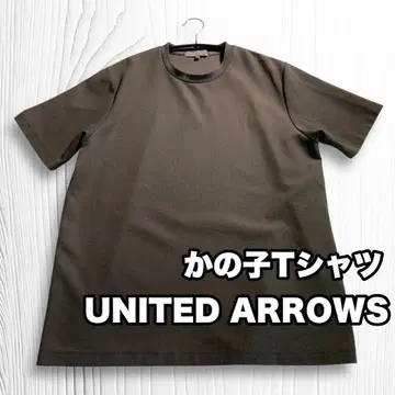 UNITED ARROWS 사슴 무늬 티셔츠 반팔 티셔츠 크루넥 L