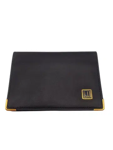 미사용 던힐 DUNHILL 명함 카드 케이스 블랙