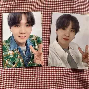 BTS SUGA 사진 2장 세트