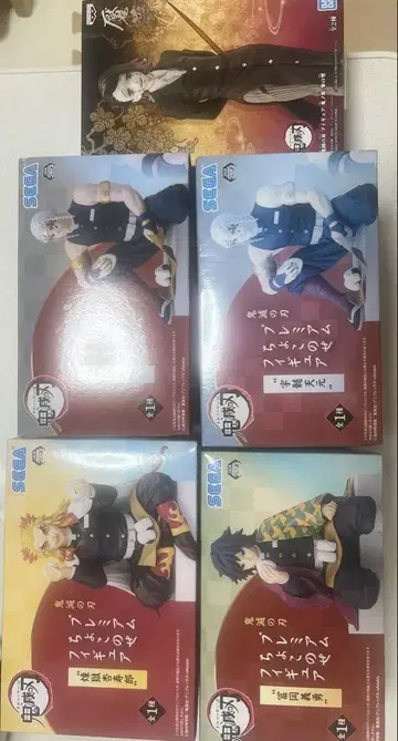 귀멸의 칼날 피규어 5종 세트