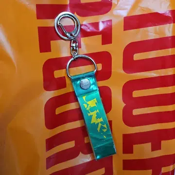 요네즈켄시 JUNK 투어 실버 테이프 키링 그린 컬러