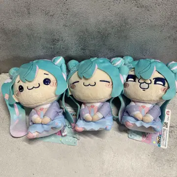 하츠네 미쿠 모치피코 봉제 인형 3종 세트