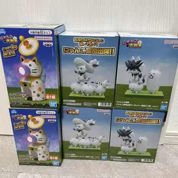 냥코 대전쟁 피규어 vol.3 & vol.4 냥코 대포 세트