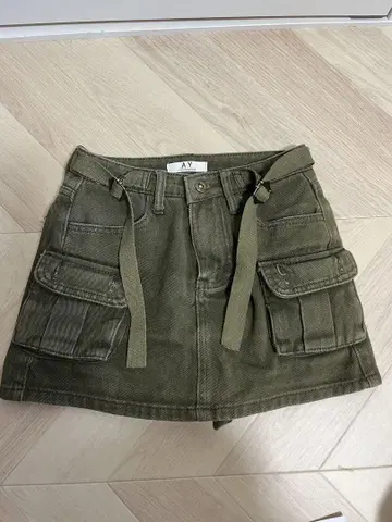 AY 미니 스커트 올리브 그린