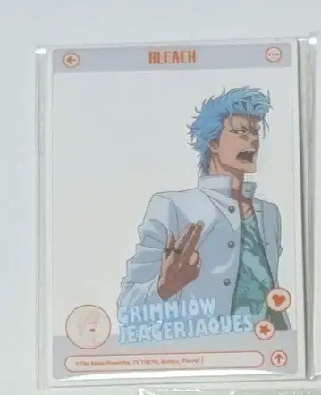 BLEACH 상하이 팝업 그리무조 클리어 카드