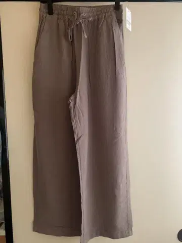 FREAK'S STORE 린넨 레이온 이지 팬츠 그레이
