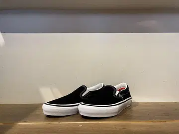 VANS SKATE SLIPON 블랙 화이트 US 정품 28.5cm