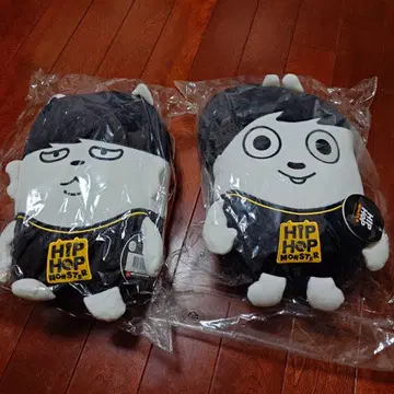 HIP HOP MONSTER 봉제 인형 쿠션 2개 세트