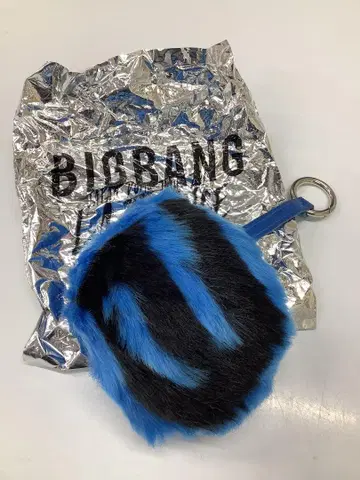 BIGBANG 선리 퍼 참 키링 파랑