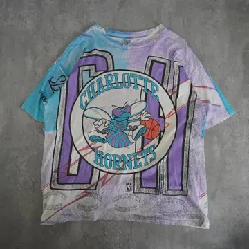 90's Magic Johnson T's 샬롯 호넷츠 티셔츠