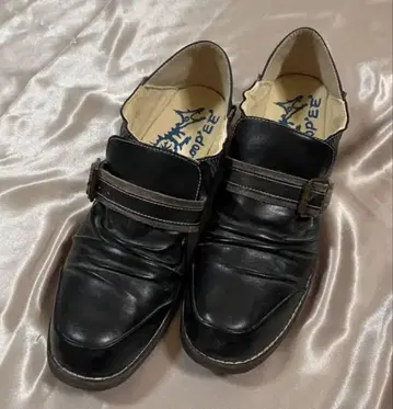후프'EE 블랙 가죽 25cm