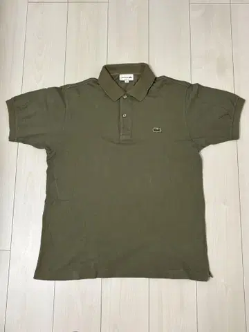 라코스테 반팔 피케 셔츠 사이즈 4/M PH1212L 모스그린