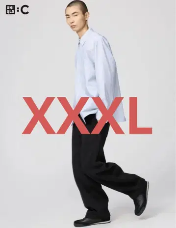 맨투맨 와이드 팬츠 유니클로 2XL