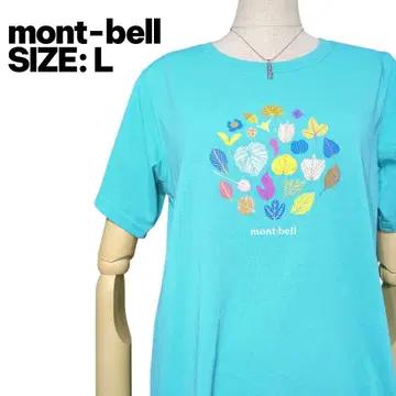 몽벨 mont-bell 자연 디자인 티셔츠 L 사이즈 구제 의류 속건성