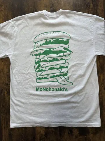 부티크 모노혼ald's 티셔츠 XL 화이트