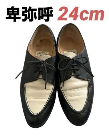 히메코 바이컬러 레이스업 슈즈