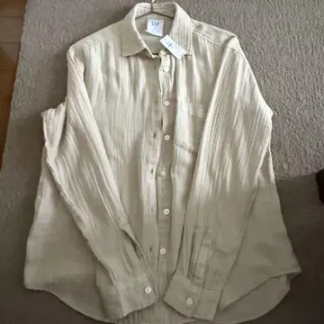 GAP 베이지 긴팔 셔츠 XXS
