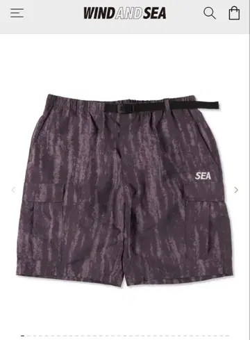 WIND AND SEA 윈드앤씨 ESS 카고 숏 팬츠 [XL]