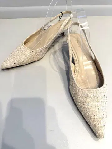 ZARA 미사용 새상품 택 포함 골드 슬링백 뮬 샌들
